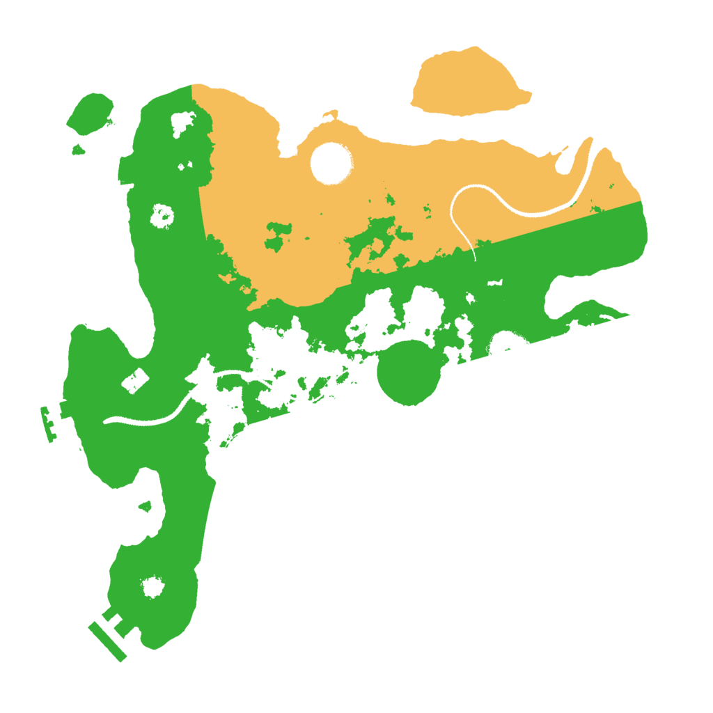 Biome Rust Map: Procedural Map, Size: 3000, Seed: 684684