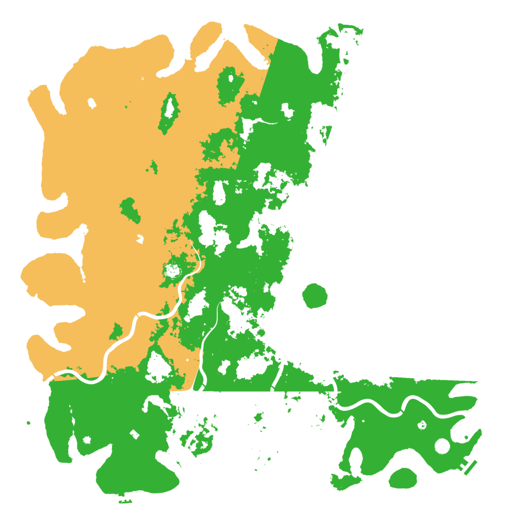 Biome Rust Map: Procedural Map, Size: 6000, Seed: 977409997