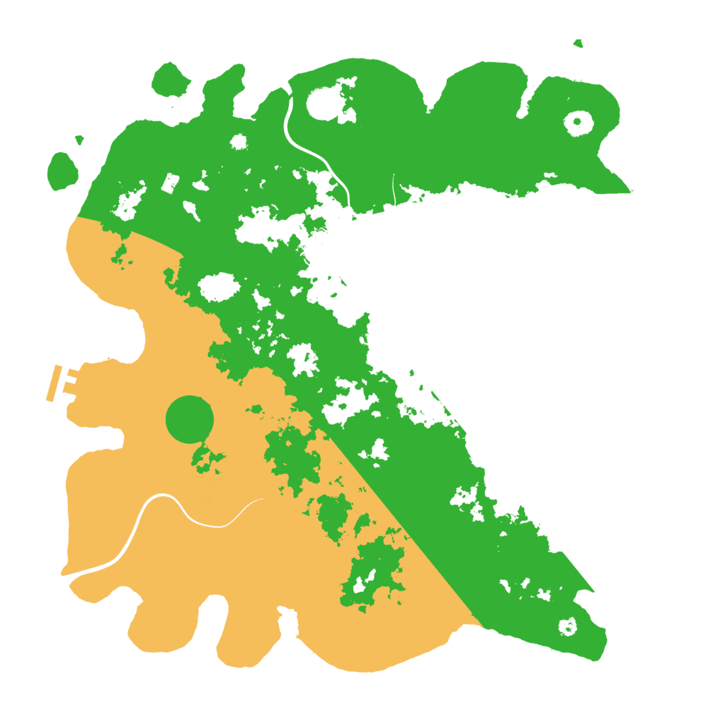 Biome Rust Map: Procedural Map, Size: 3975, Seed: 40