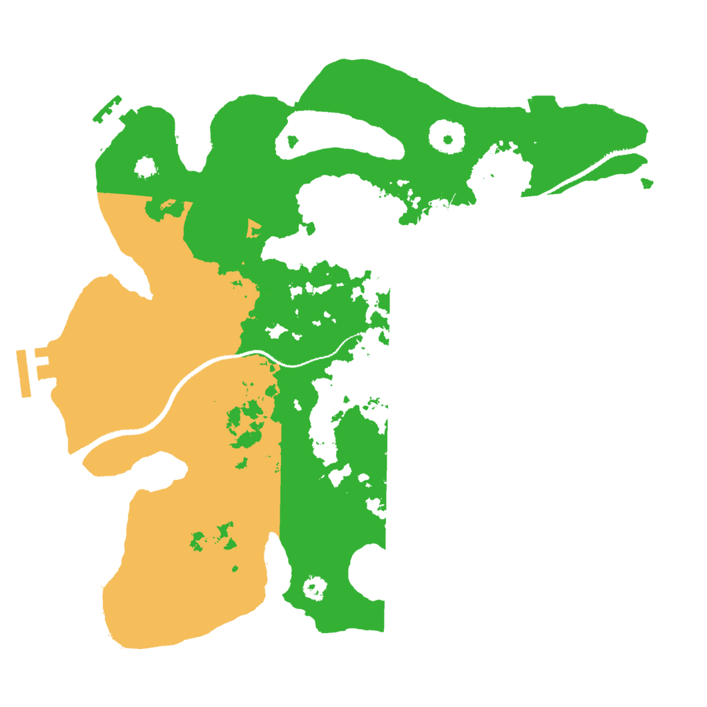 Biome Rust Map: Procedural Map, Size: 3000, Seed: 776560646