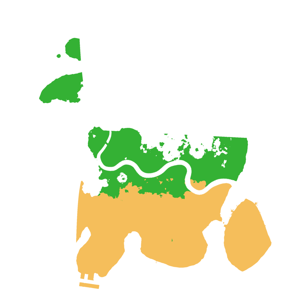Biome Rust Map: Procedural Map, Size: 3000, Seed: 651880938