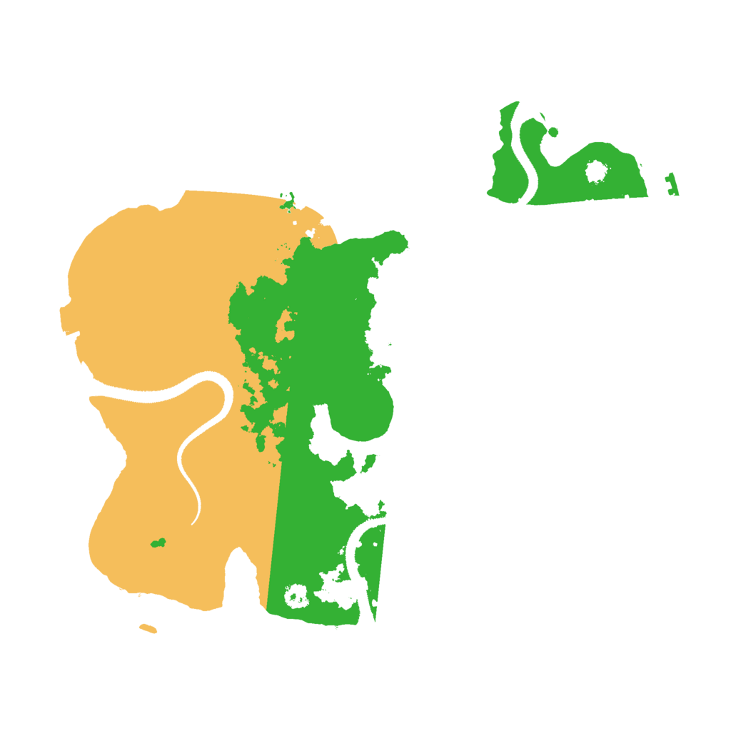 Biome Rust Map: Procedural Map, Size: 3000, Seed: 4312859