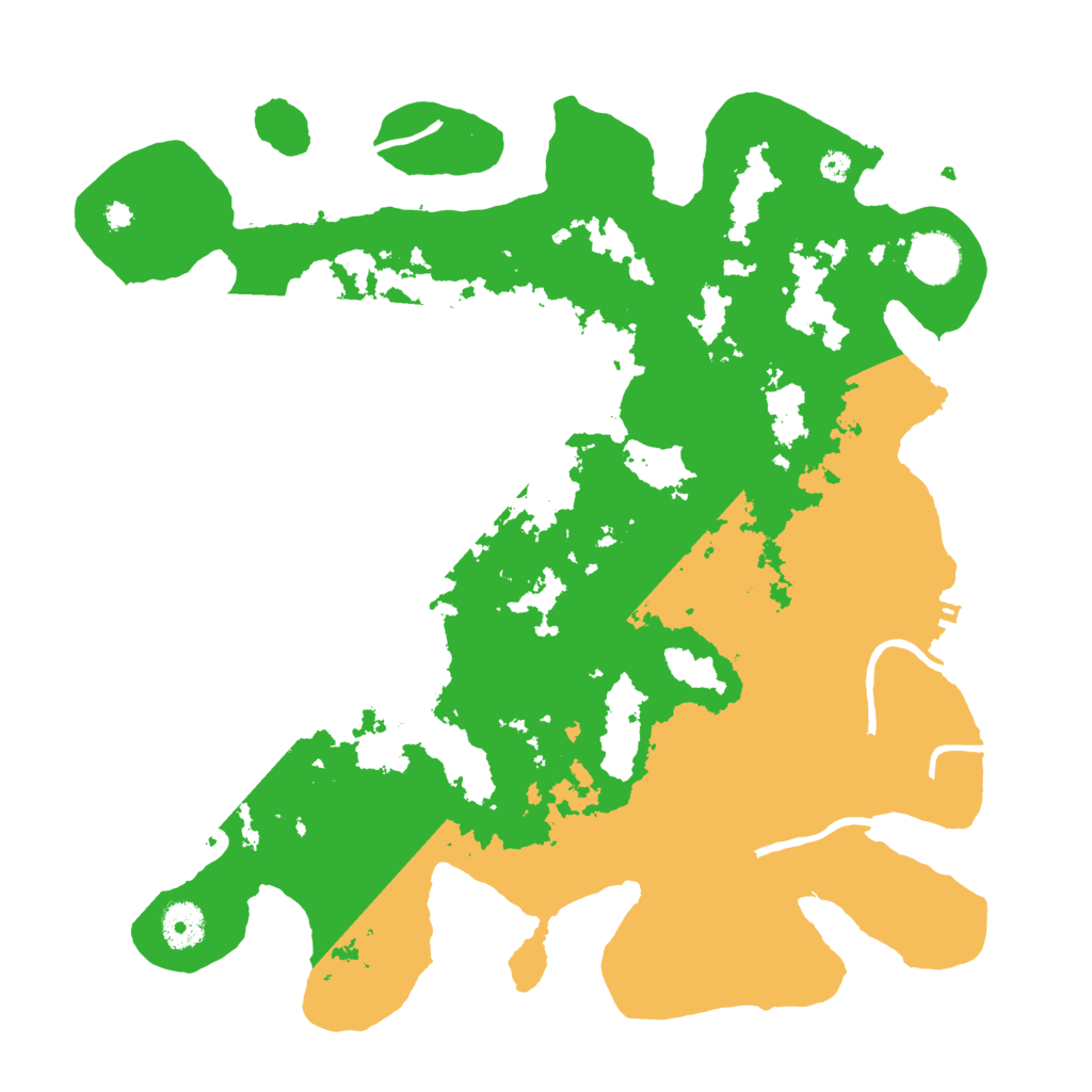 Biome Rust Map: Procedural Map, Size: 3700, Seed: 752178261