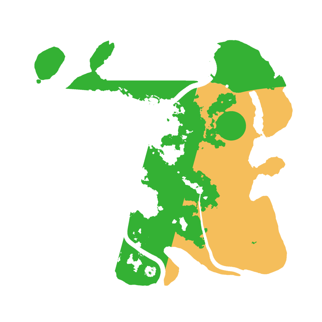 Biome Rust Map: Procedural Map, Size: 2900, Seed: 4000