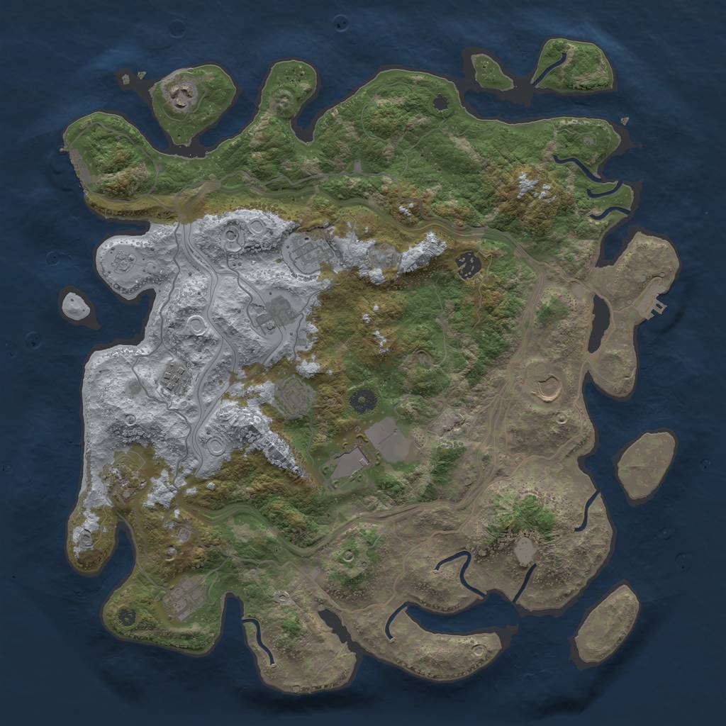 Rust Map: Procedural Map, Size: 4250, Seed: 20220902, 19 Monuments