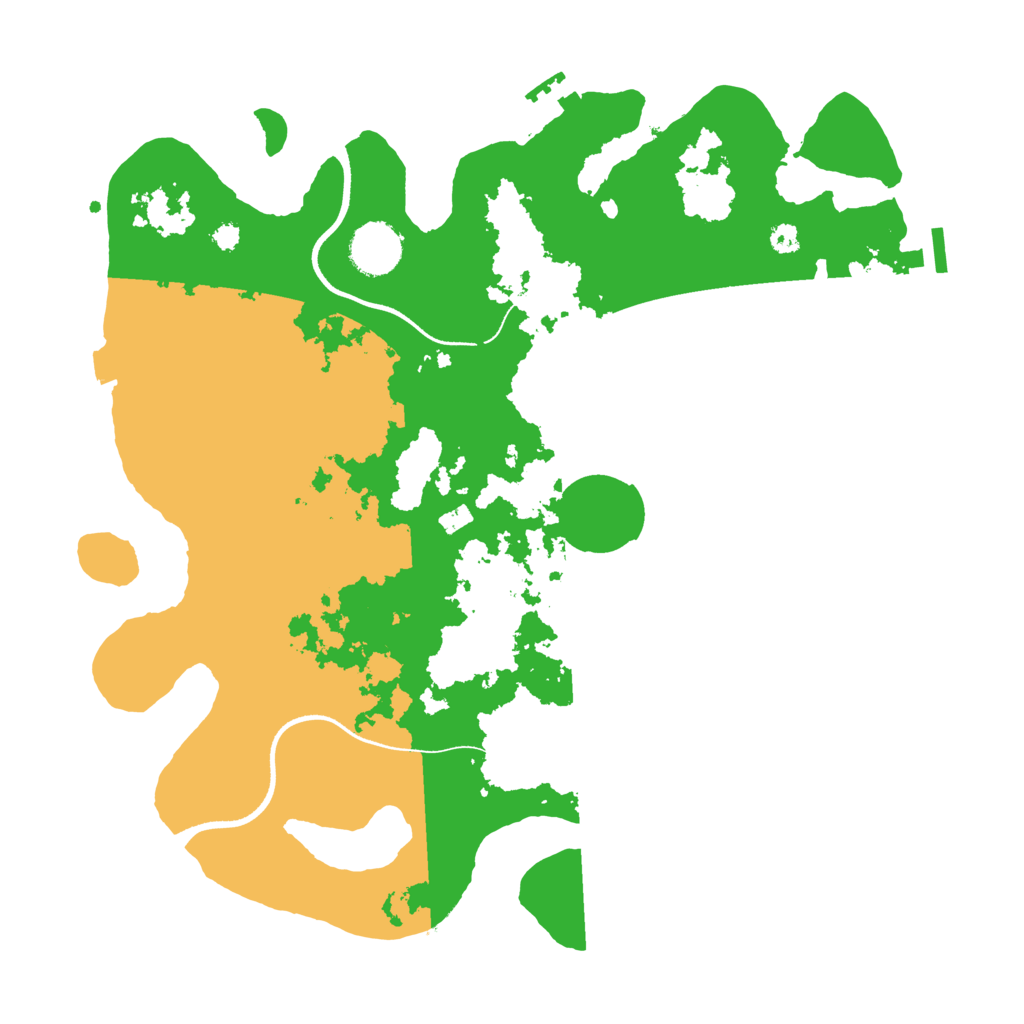 Biome Rust Map: Procedural Map, Size: 3500, Seed: 1848828912