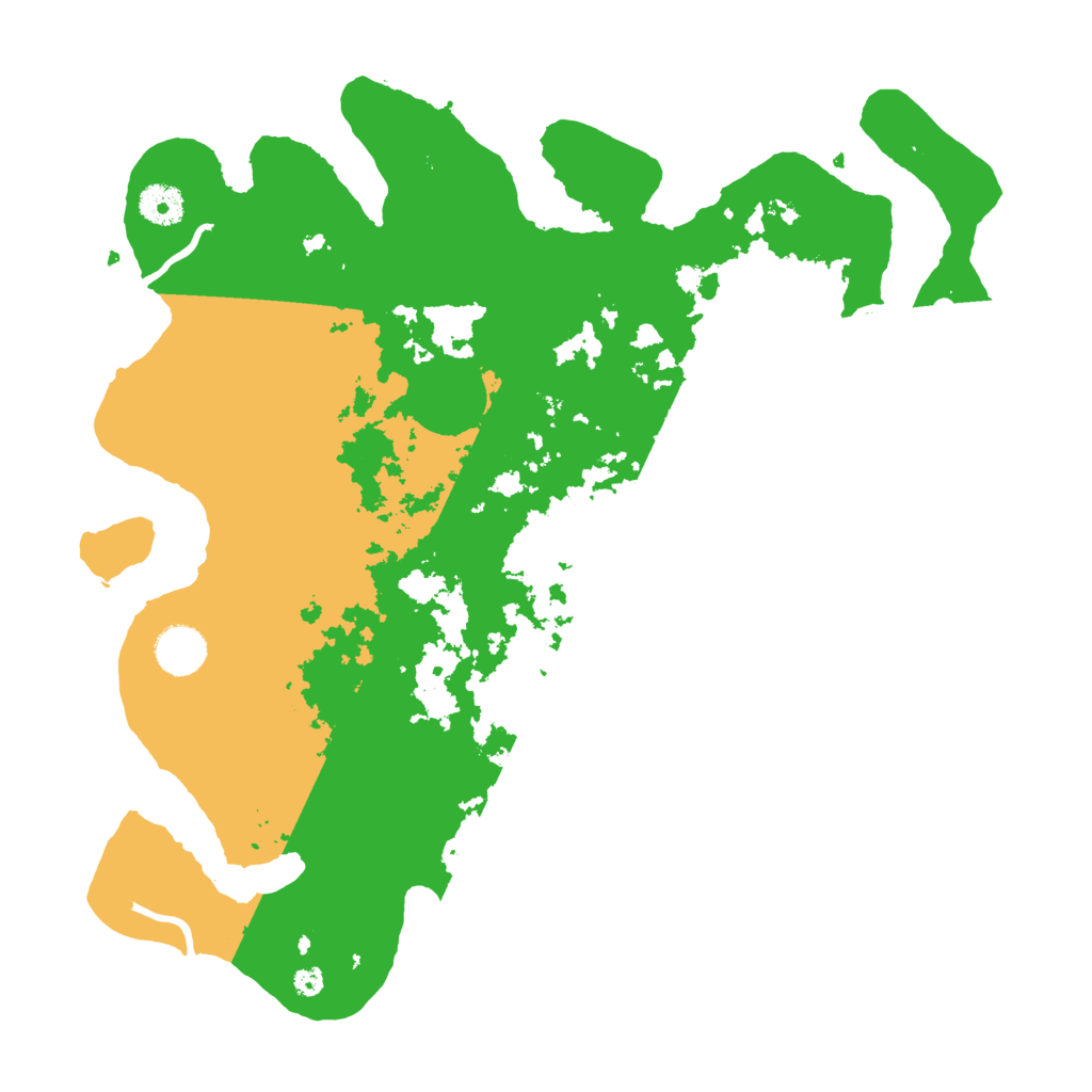 Biome Rust Map: Procedural Map, Size: 3800, Seed: 23164558