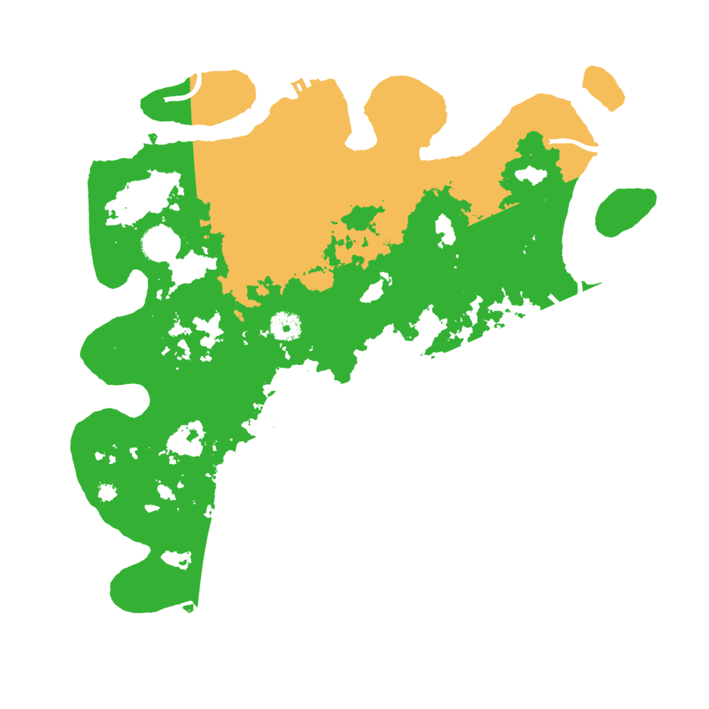 Biome Rust Map: Procedural Map, Size: 3500, Seed: 962697406