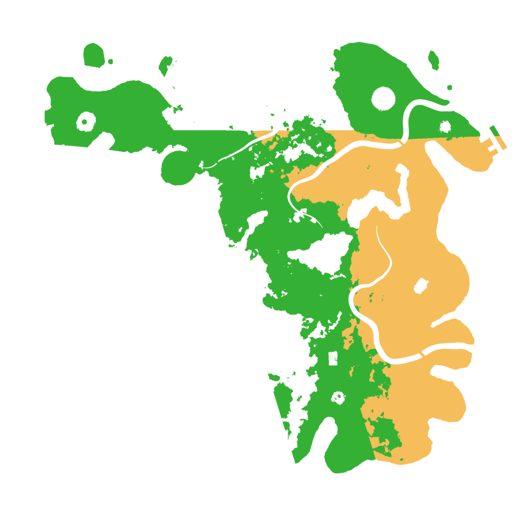 Biome Rust Map: Procedural Map, Size: 4000, Seed: 5634