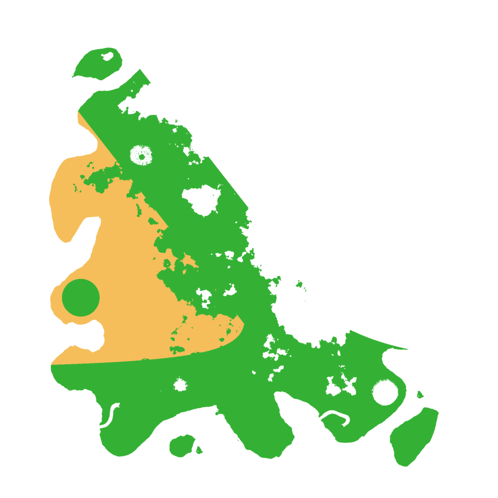 Biome Rust Map: Procedural Map, Size: 3500, Seed: 2543499