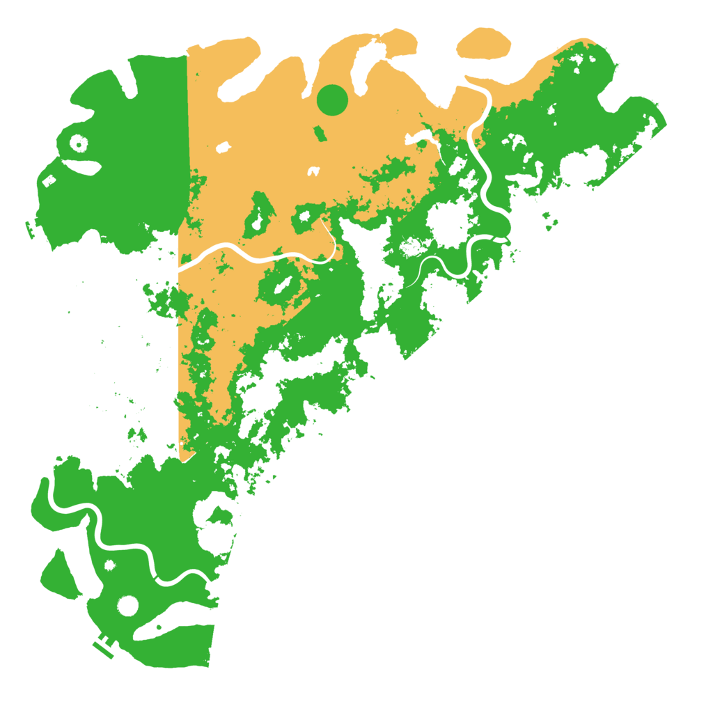 Biome Rust Map: Procedural Map, Size: 6000, Seed: 114