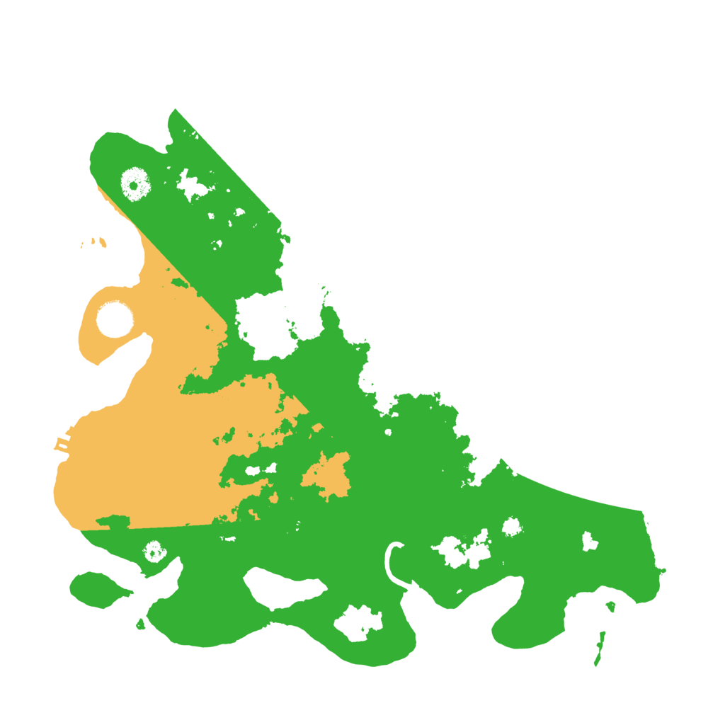 Biome Rust Map: Procedural Map, Size: 3500, Seed: 7001