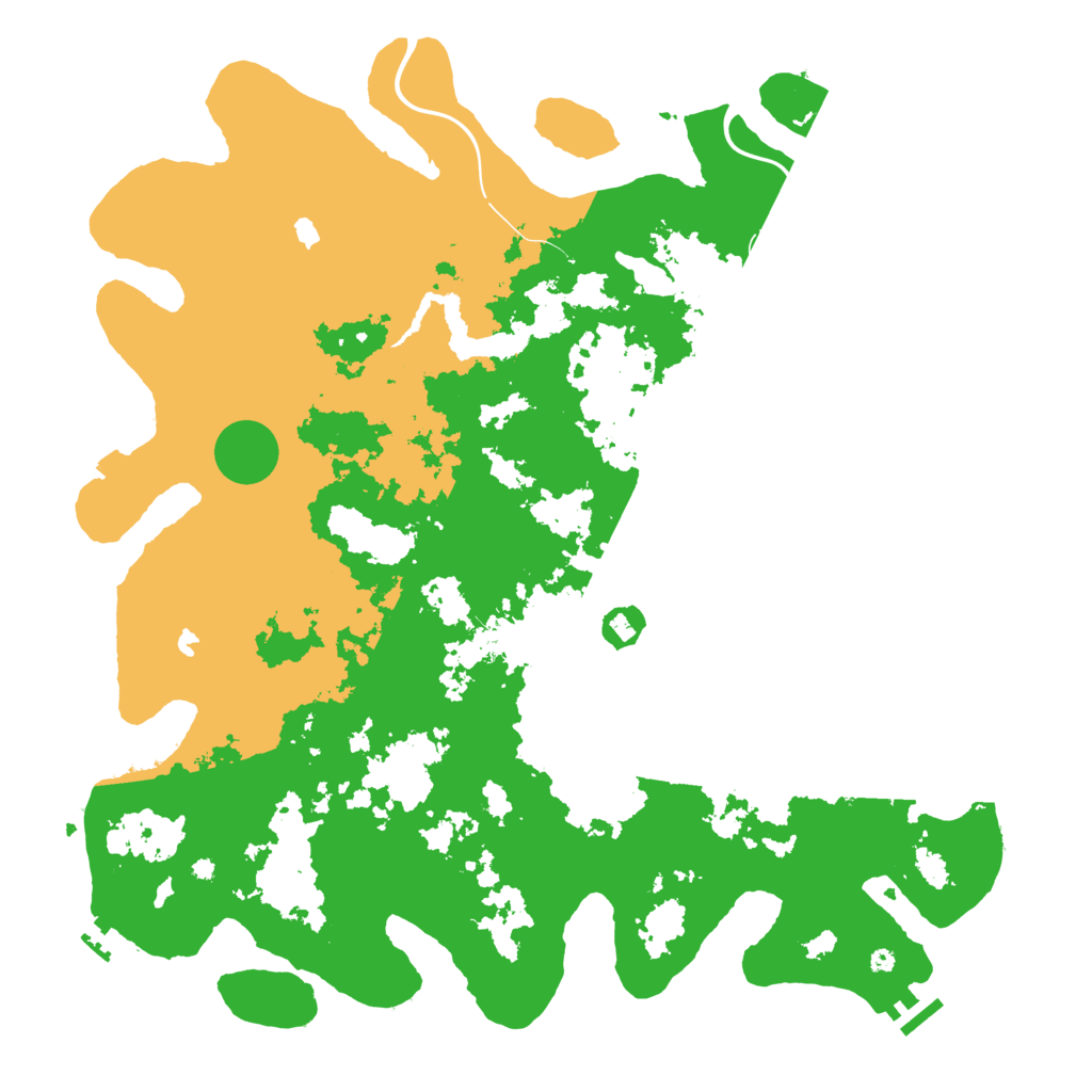 Biome Rust Map: Procedural Map, Size: 4500, Seed: 98834583