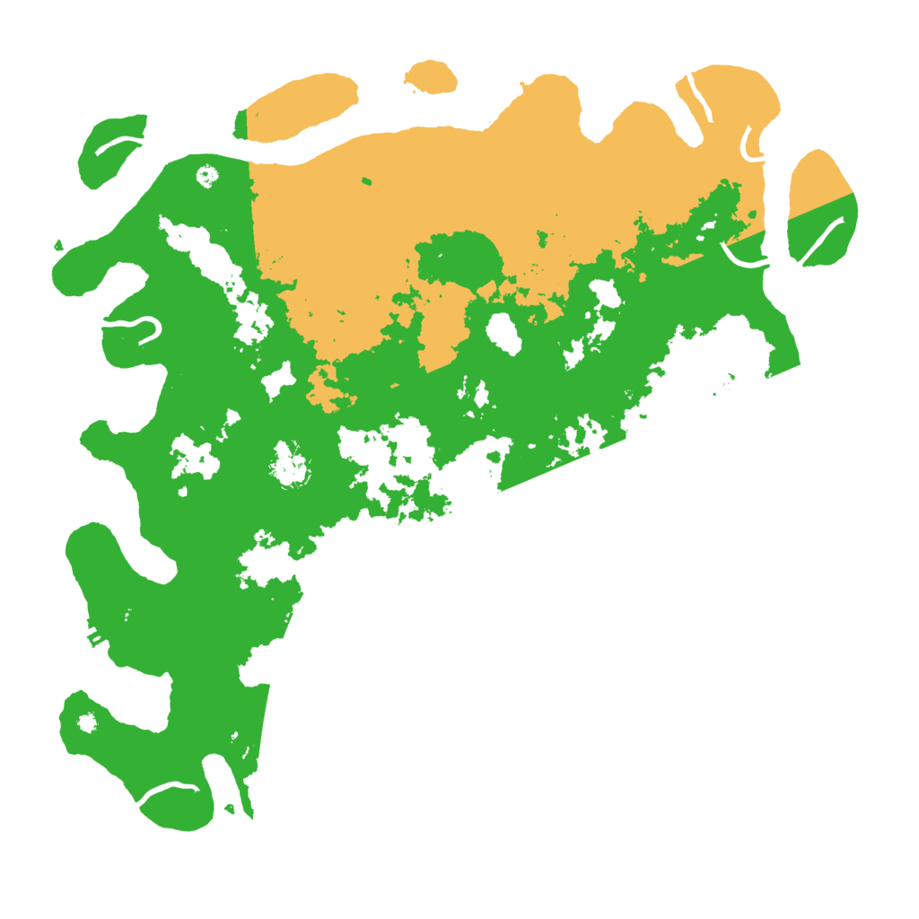 Biome Rust Map: Procedural Map, Size: 4400, Seed: 26701881