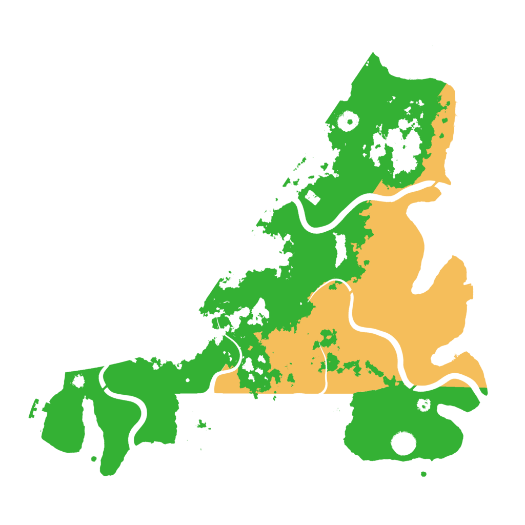 Biome Rust Map: Procedural Map, Size: 3900, Seed: 16831436