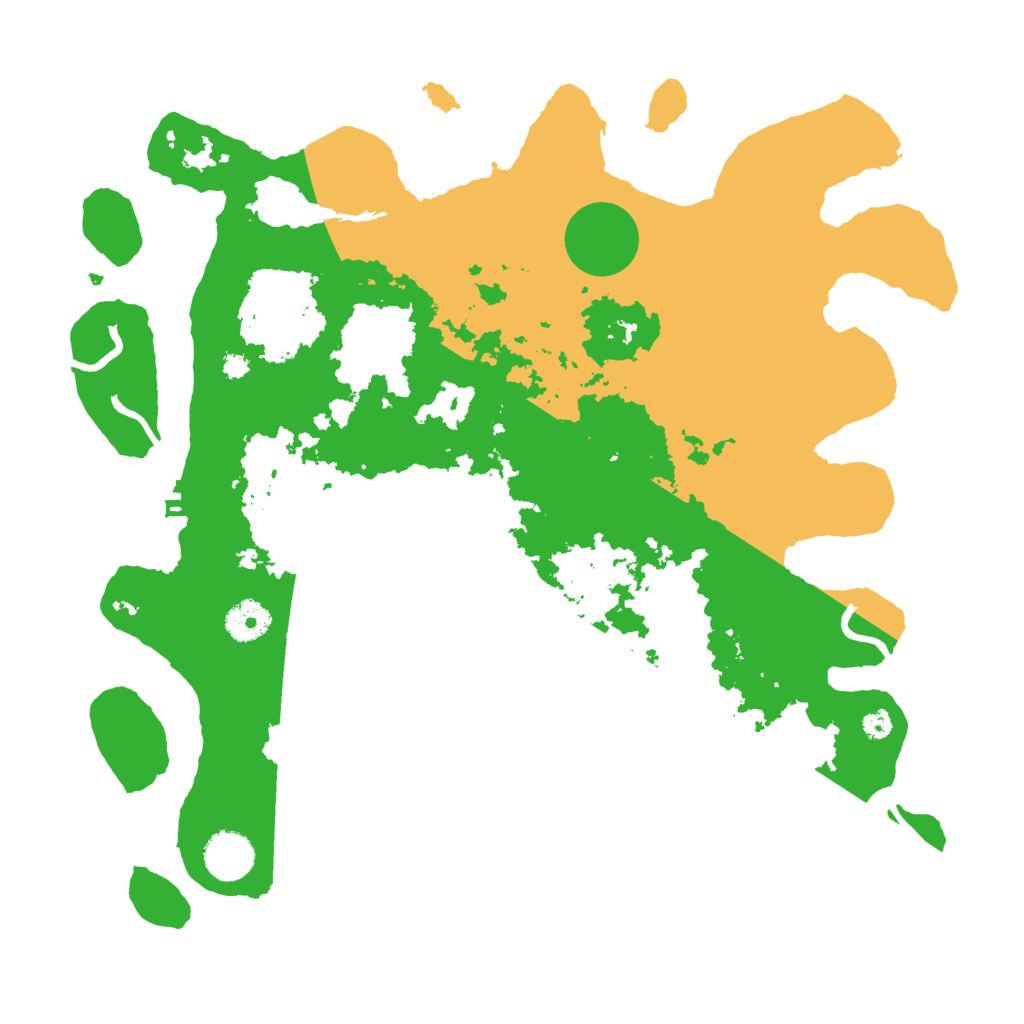 Biome Rust Map: Procedural Map, Size: 3650, Seed: 46190729