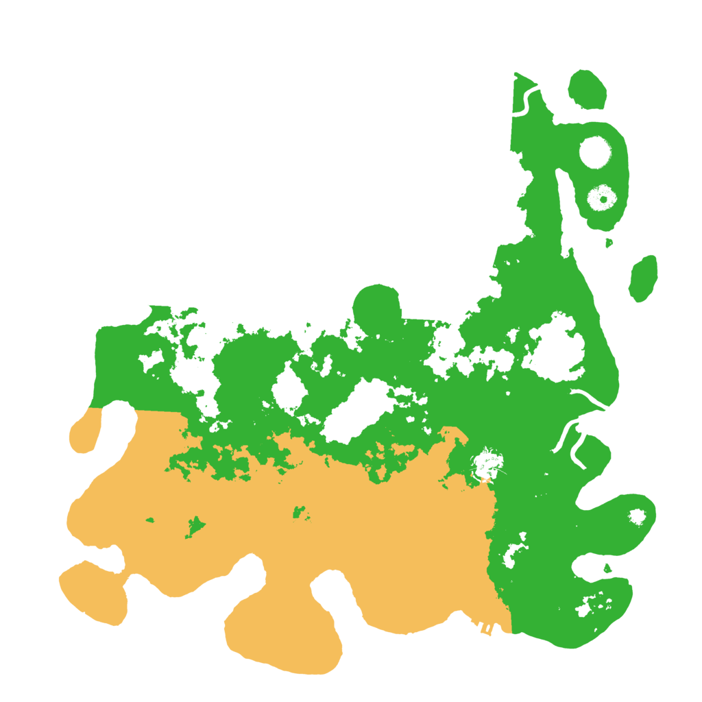 Biome Rust Map: Procedural Map, Size: 3950, Seed: 33695502