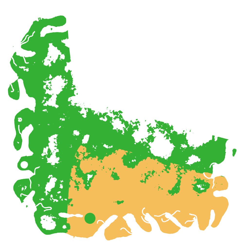 Biome Rust Map: Procedural Map, Size: 6000, Seed: 912873