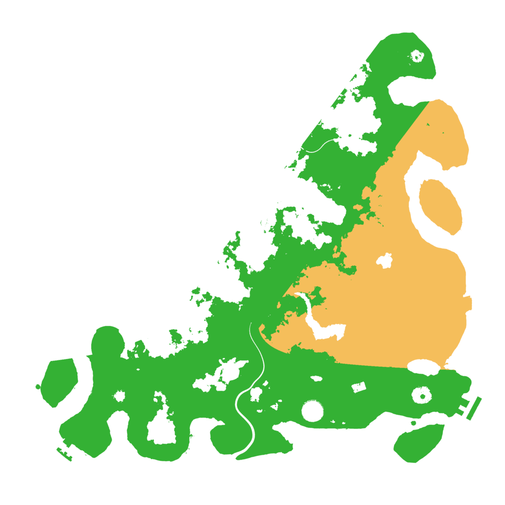 Biome Rust Map: Procedural Map, Size: 4100, Seed: 13993849