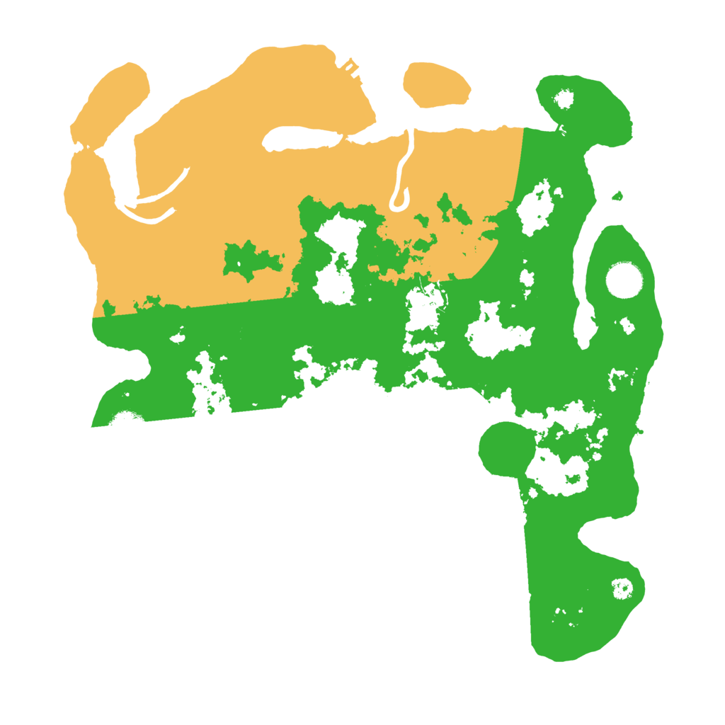 Biome Rust Map: Procedural Map, Size: 3500, Seed: 44699116