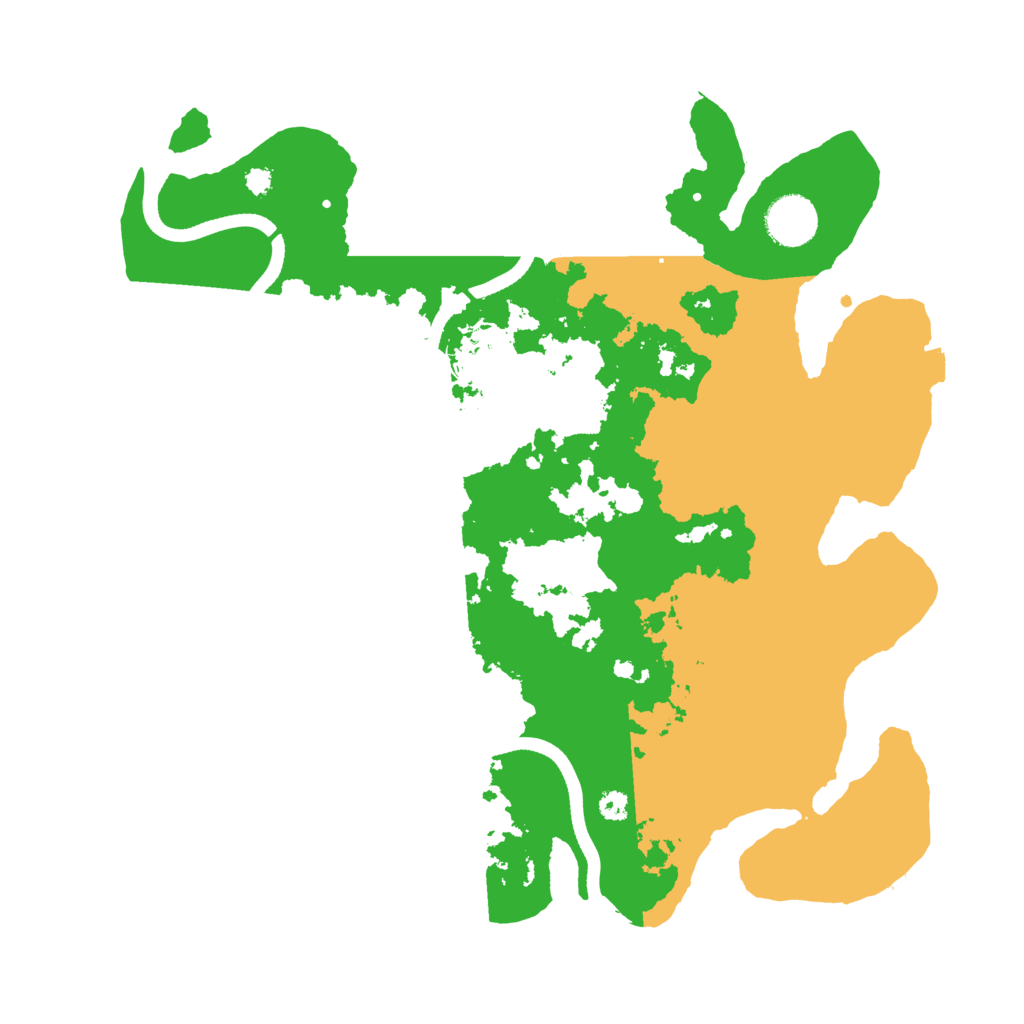 Biome Rust Map: Procedural Map, Size: 3500, Seed: 1777508713