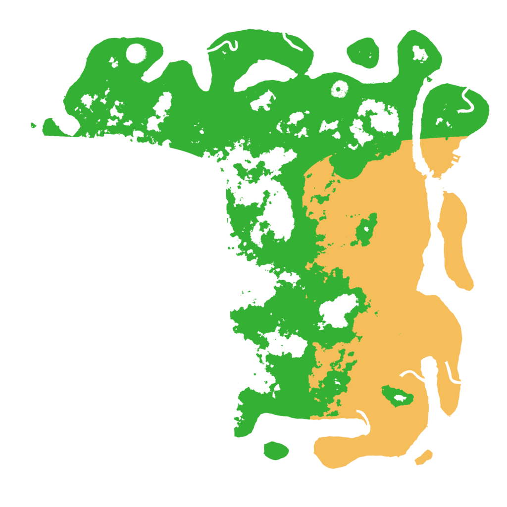 Biome Rust Map: Procedural Map, Size: 4500, Seed: 173215800