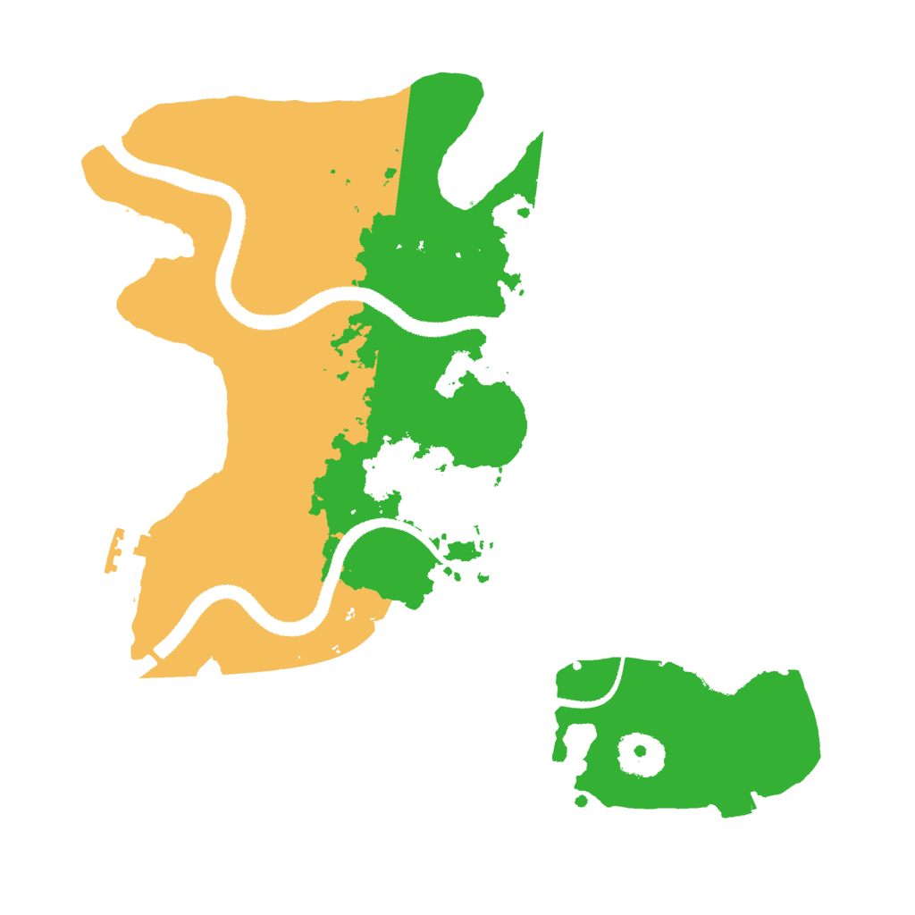 Biome Rust Map: Procedural Map, Size: 3000, Seed: 993197
