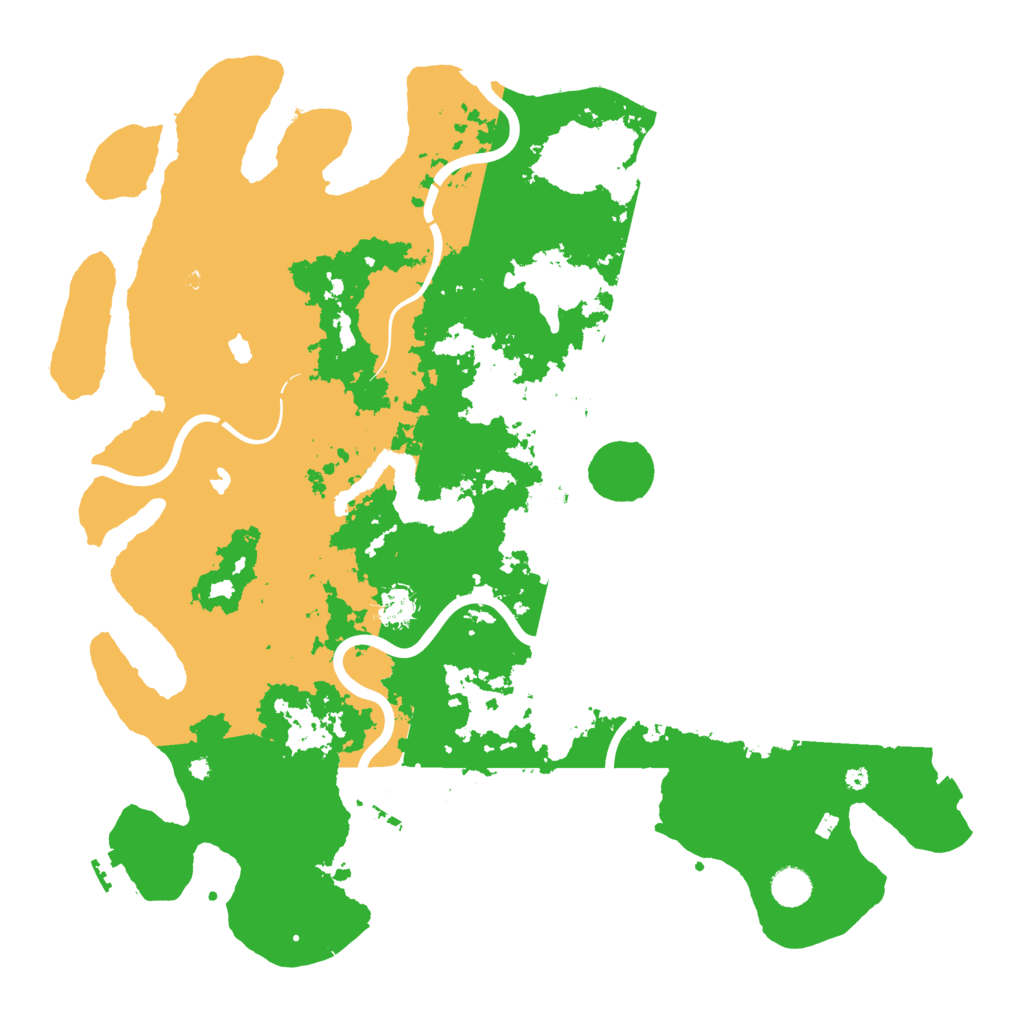 Biome Rust Map: Procedural Map, Size: 4500, Seed: 84654