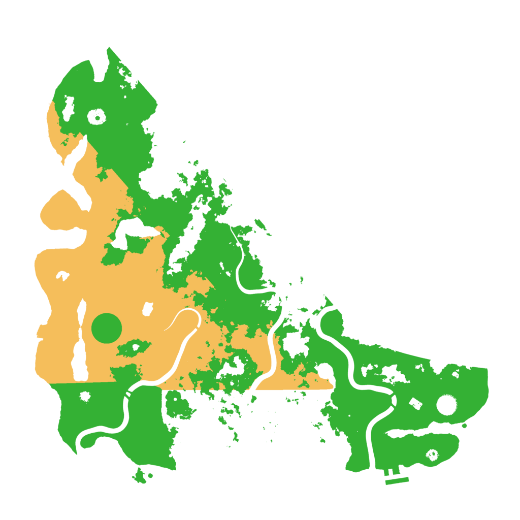 Biome Rust Map: Procedural Map, Size: 4500, Seed: 524093937