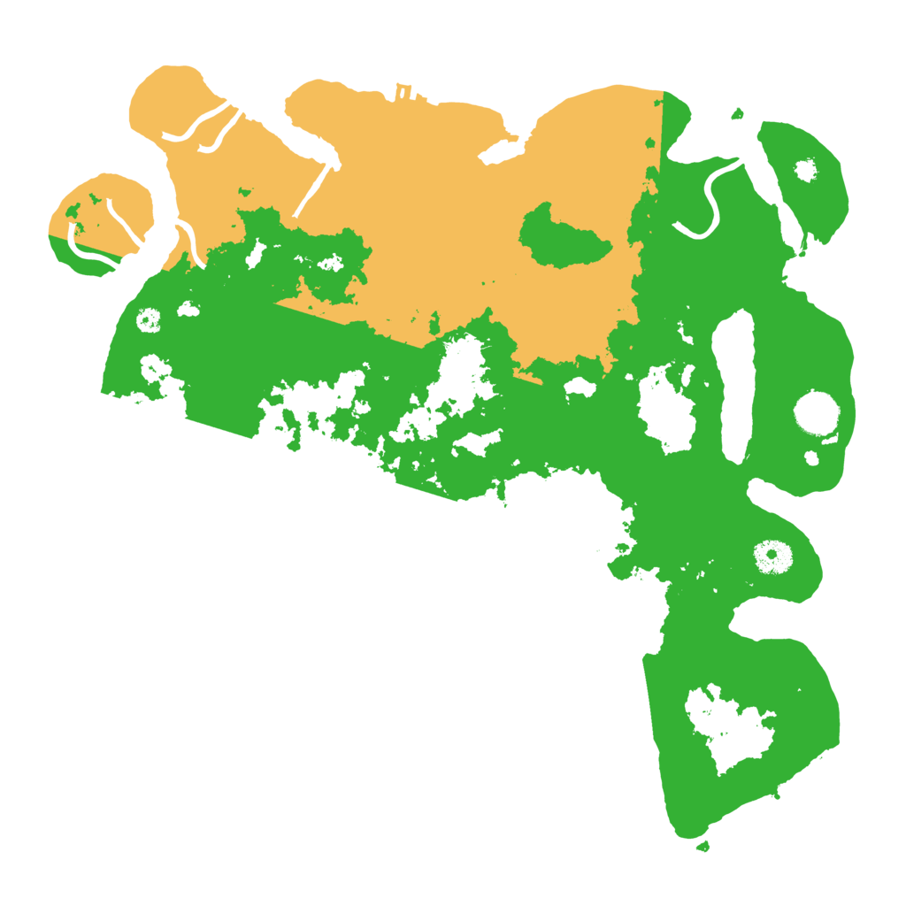 Biome Rust Map: Procedural Map, Size: 3700, Seed: 745778762