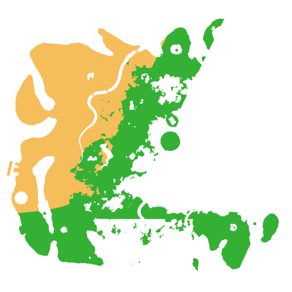 Biome Rust Map: Procedural Map, Size: 4000, Seed: 1264025438