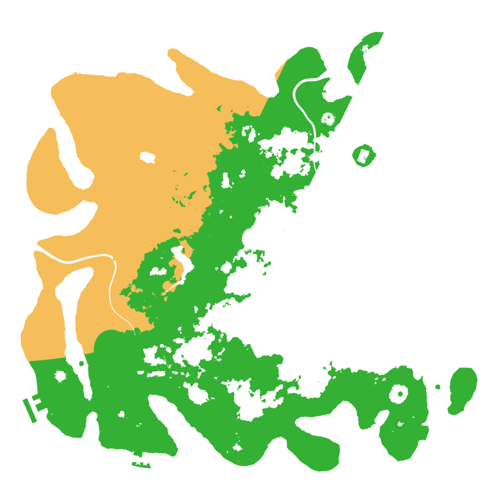 Biome Rust Map: Procedural Map, Size: 4000, Seed: 1264025438
