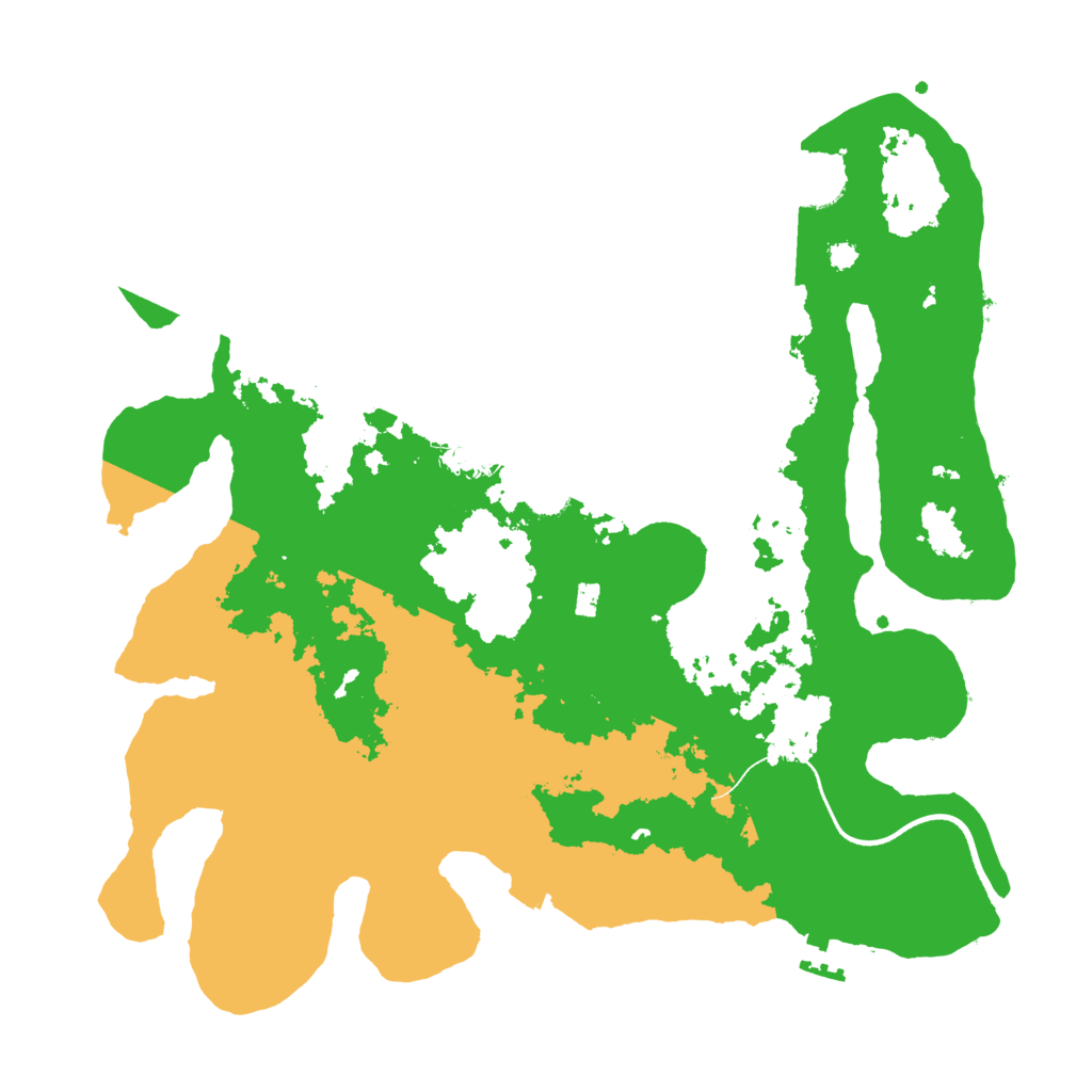 Biome Rust Map: Procedural Map, Size: 3500, Seed: 924580755