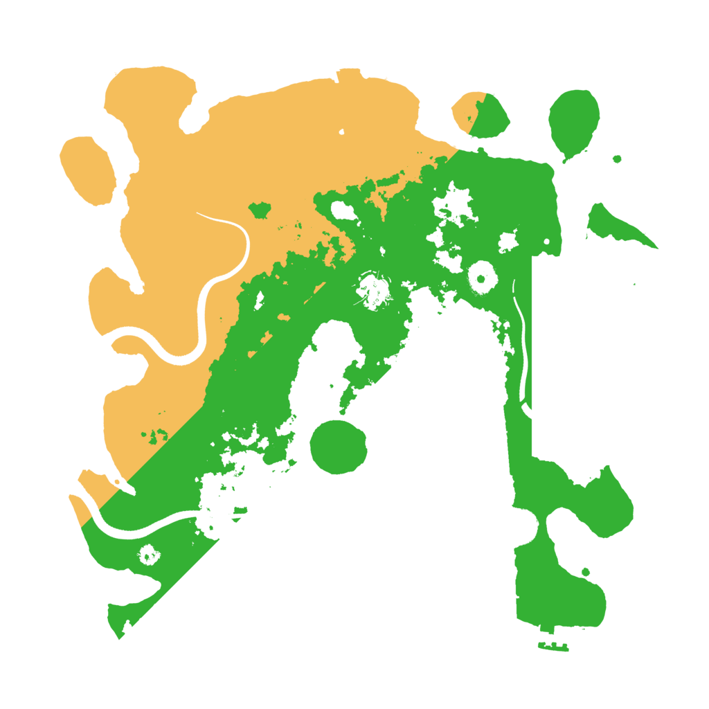 Biome Rust Map: Procedural Map, Size: 3500, Seed: 1708982834