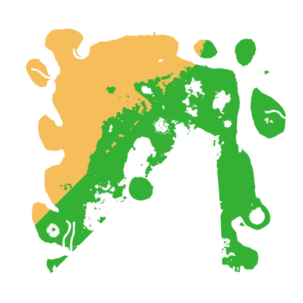 Biome Rust Map: Procedural Map, Size: 3500, Seed: 1708982834