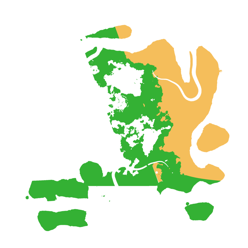 Biome Rust Map: Procedural Map, Size: 3000, Seed: 12398