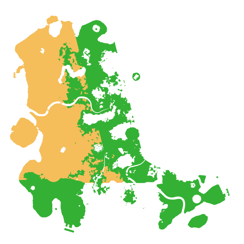 Biome Rust Map: Procedural Map, Size: 5000, Seed: 585757849