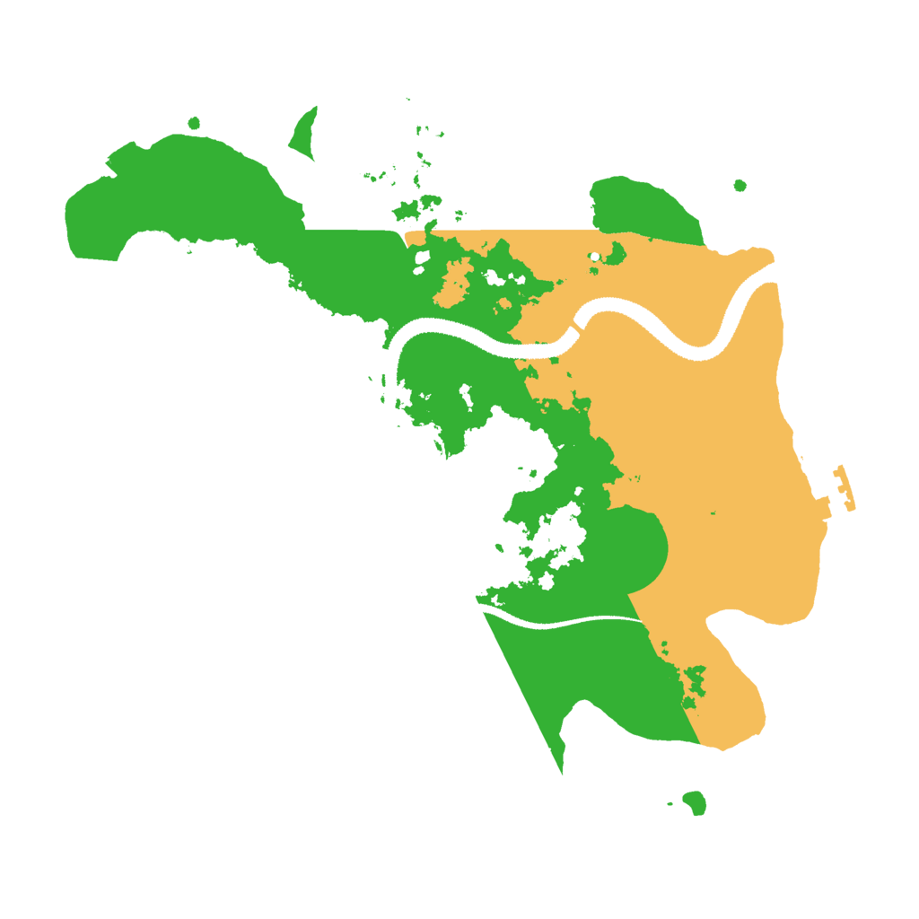 Biome Rust Map: Procedural Map, Size: 3000, Seed: 16454