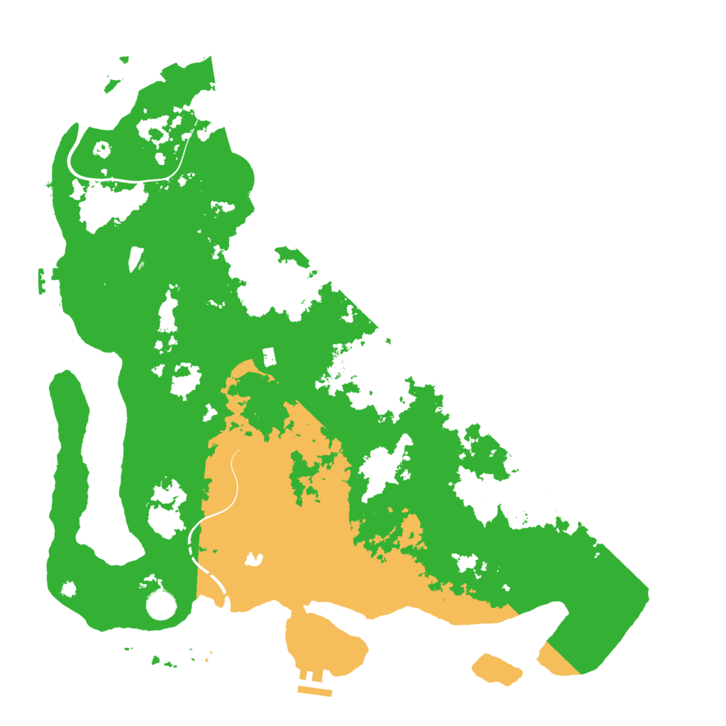 Biome Rust Map: Procedural Map, Size: 4260, Seed: 4252