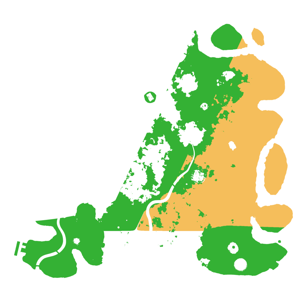 Biome Rust Map: Procedural Map, Size: 4300, Seed: 20192424