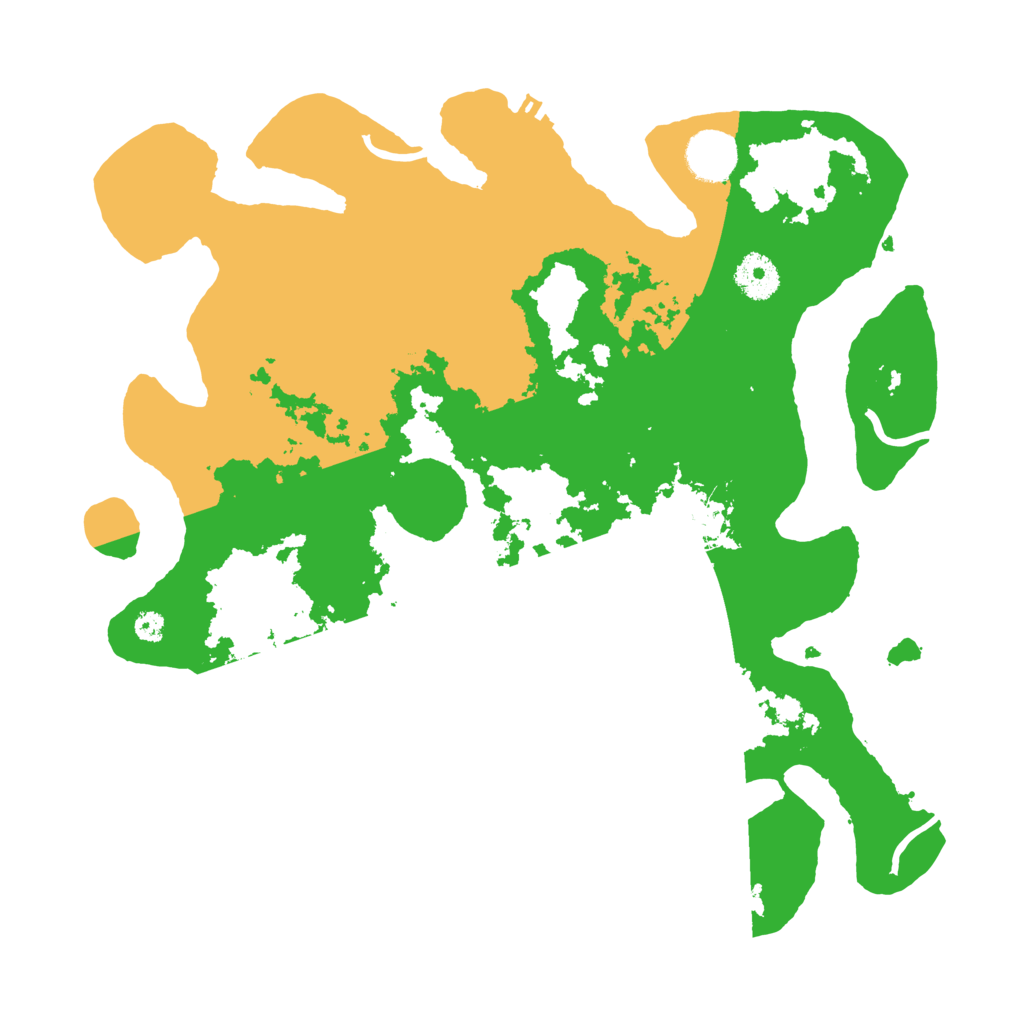 Biome Rust Map: Procedural Map, Size: 3500, Seed: 426854