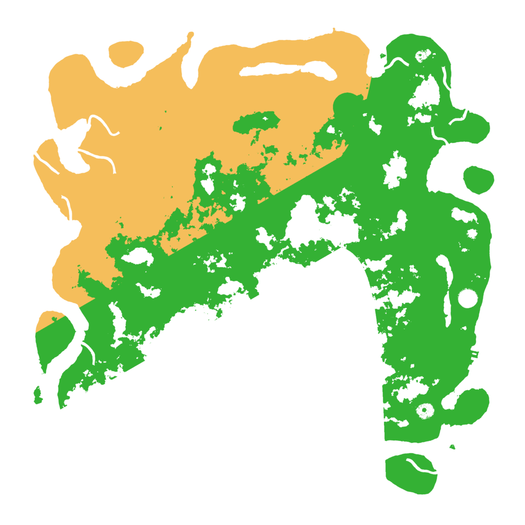 Biome Rust Map: Procedural Map, Size: 4800, Seed: 309409916