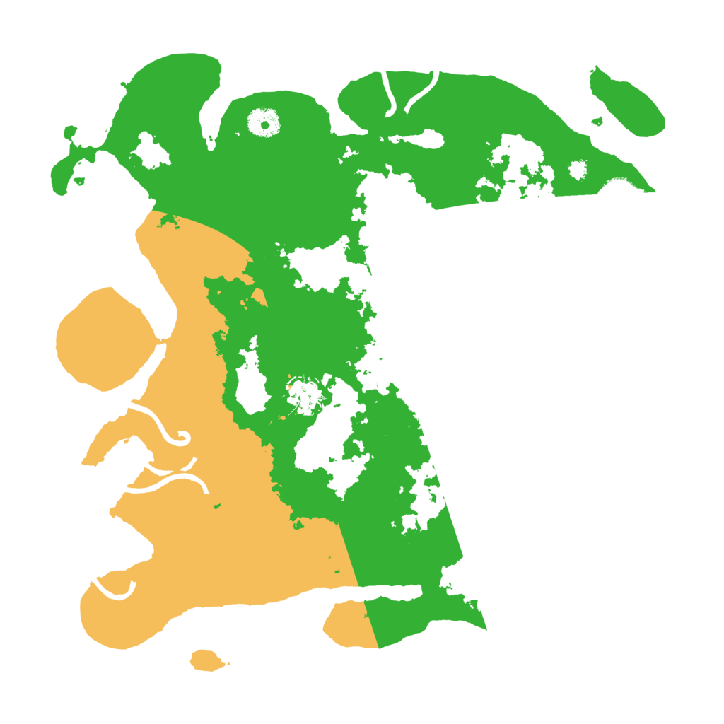 Biome Rust Map: Procedural Map, Size: 3500, Seed: 1763612801