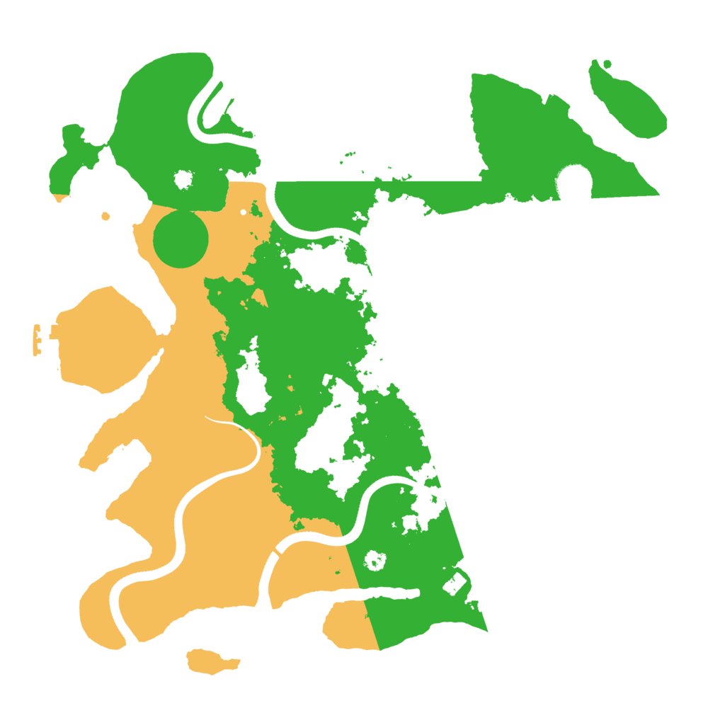 Biome Rust Map: Procedural Map, Size: 3500, Seed: 1763612801