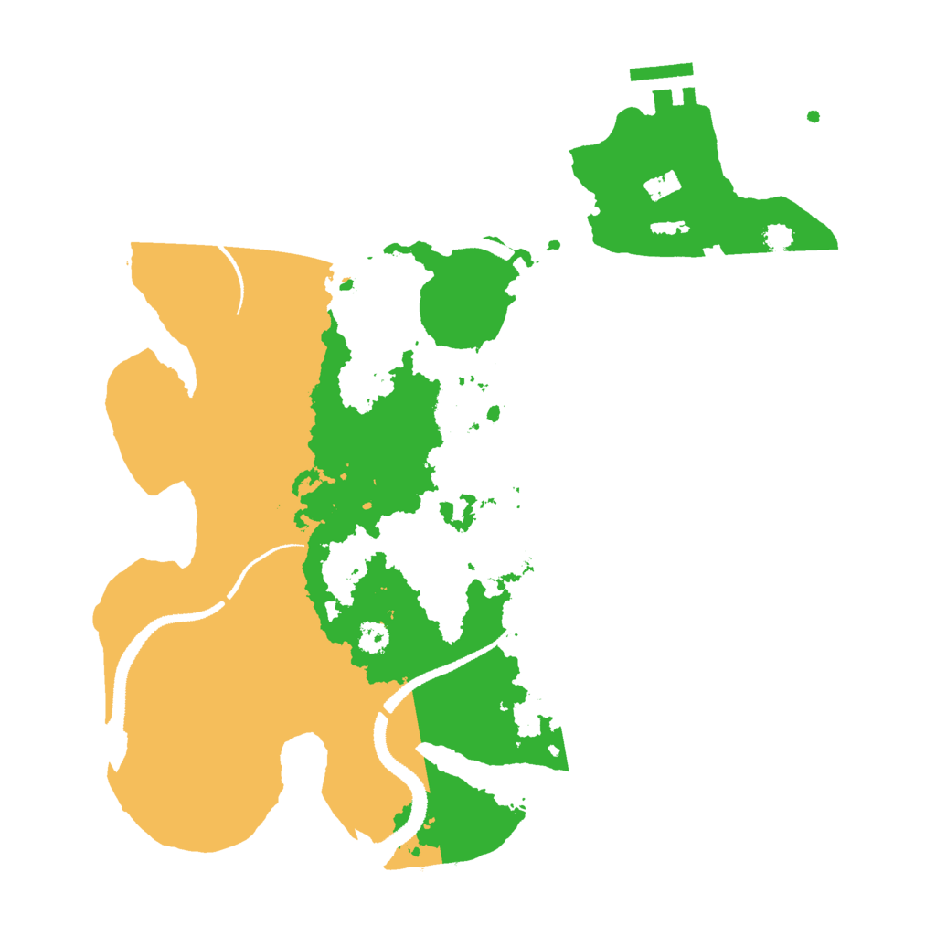 Biome Rust Map: Procedural Map, Size: 3000, Seed: 766140