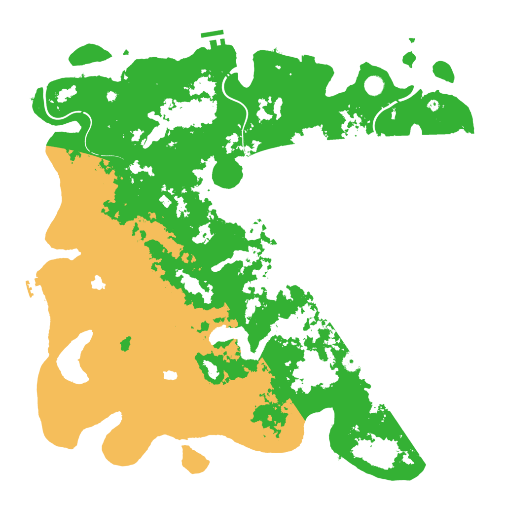 Biome Rust Map: Procedural Map, Size: 4500, Seed: 1777246608