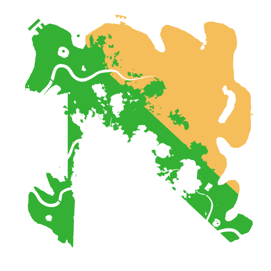Biome Rust Map: Procedural Map, Size: 3700, Seed: 89905062