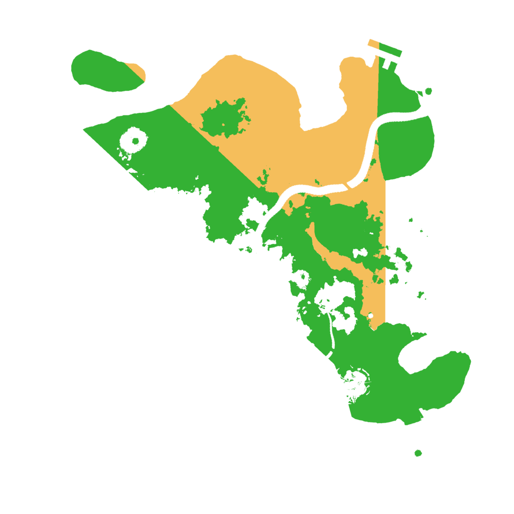 Biome Rust Map: Procedural Map, Size: 3000, Seed: 255571