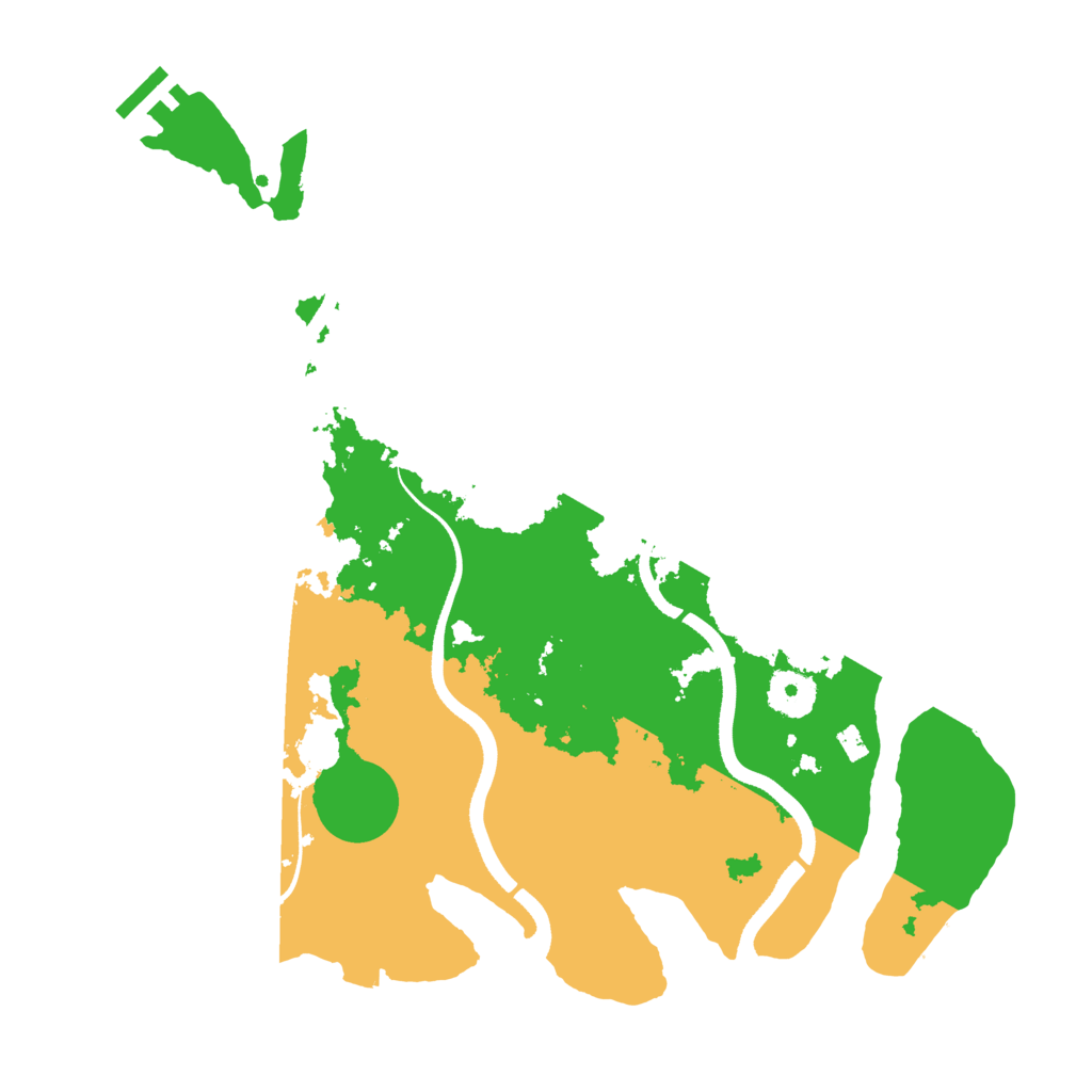 Biome Rust Map: Procedural Map, Size: 3500, Seed: 1715852536