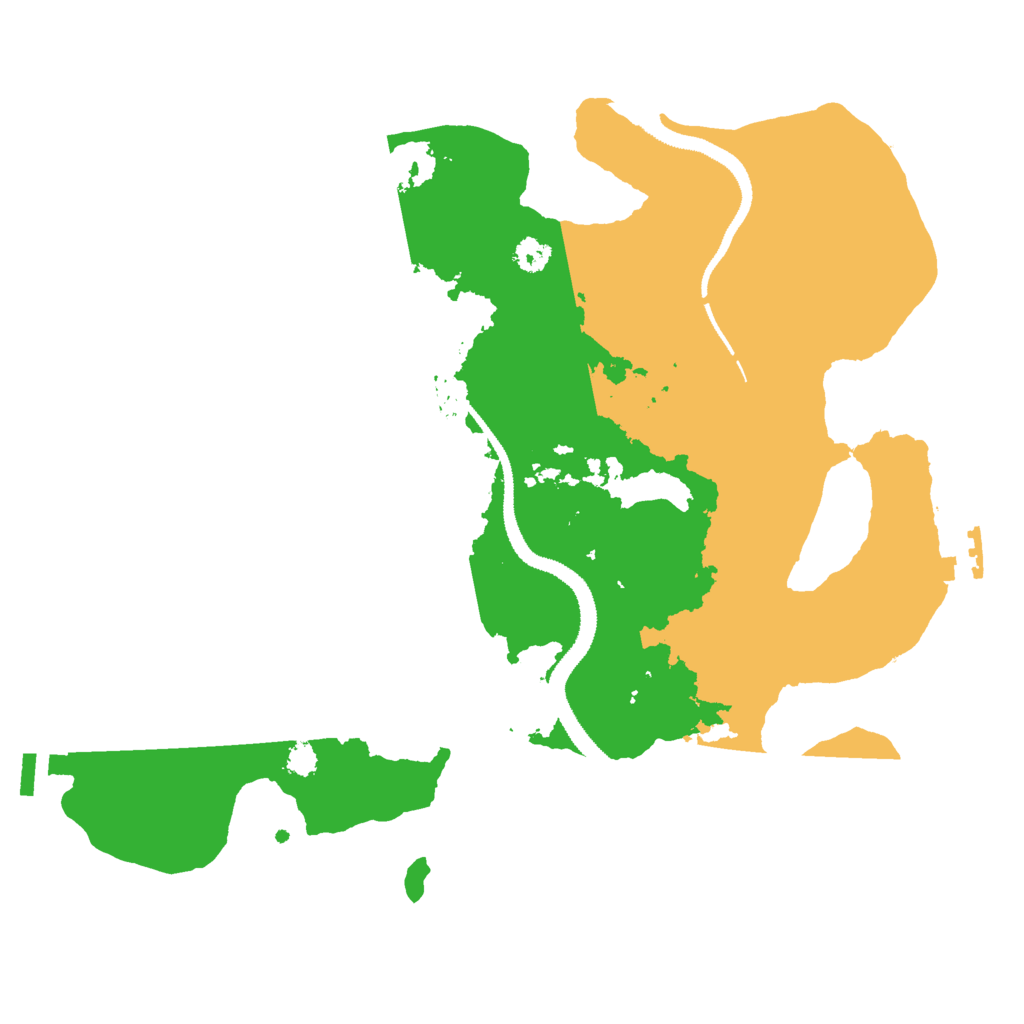 Biome Rust Map: Procedural Map, Size: 3000, Seed: 426094517